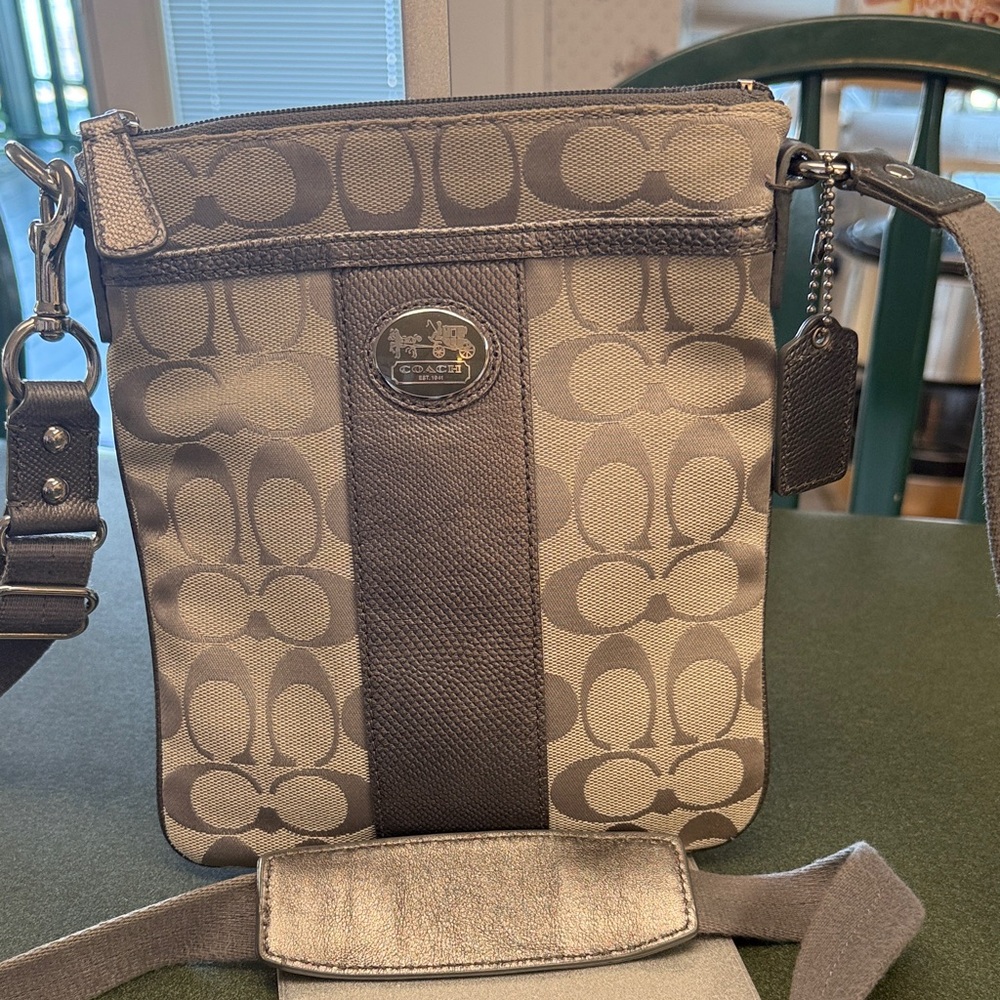 Coach Gray Messenger Bag - Picture 2 of 6